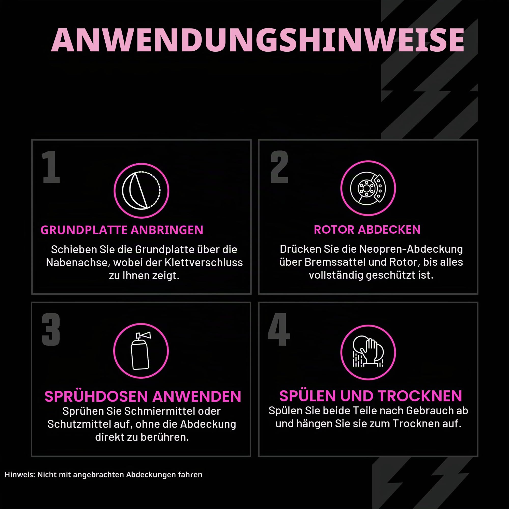 Muc-Off Bremsscheiben Schutz Bolt für Scheibenbremse Fahrrad, 2er Set – Waschbare Neopren-Hüllen für Scheibenbremsen – Schutz vor Übersprühen und Transportschäden – Idealer Zusatz für Fahrradpflege