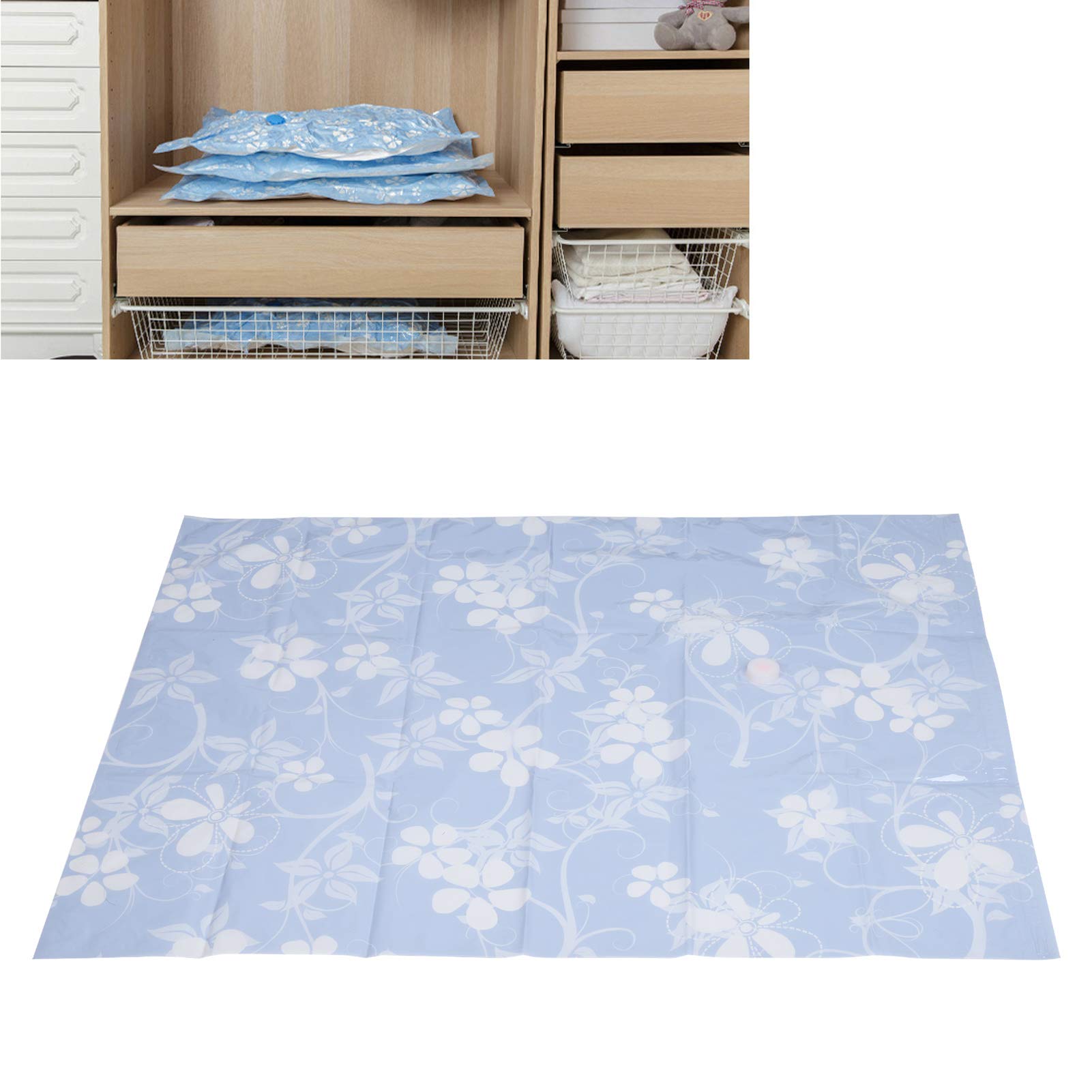 Space Saving Bag, No Air Leakage Keep Things Tidy Clothes Storage Bag 80x100CM for Blankets for Towels for Clothes