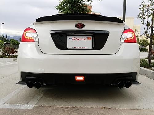 Miniatura 3 de Juego de luces LED antiniebla y traseras 3 en 1 iJDMTOY (luz trasera, luz de freno, luz de marcha atrás) para Subaru Impreza WRX STI o XV Crosstrek