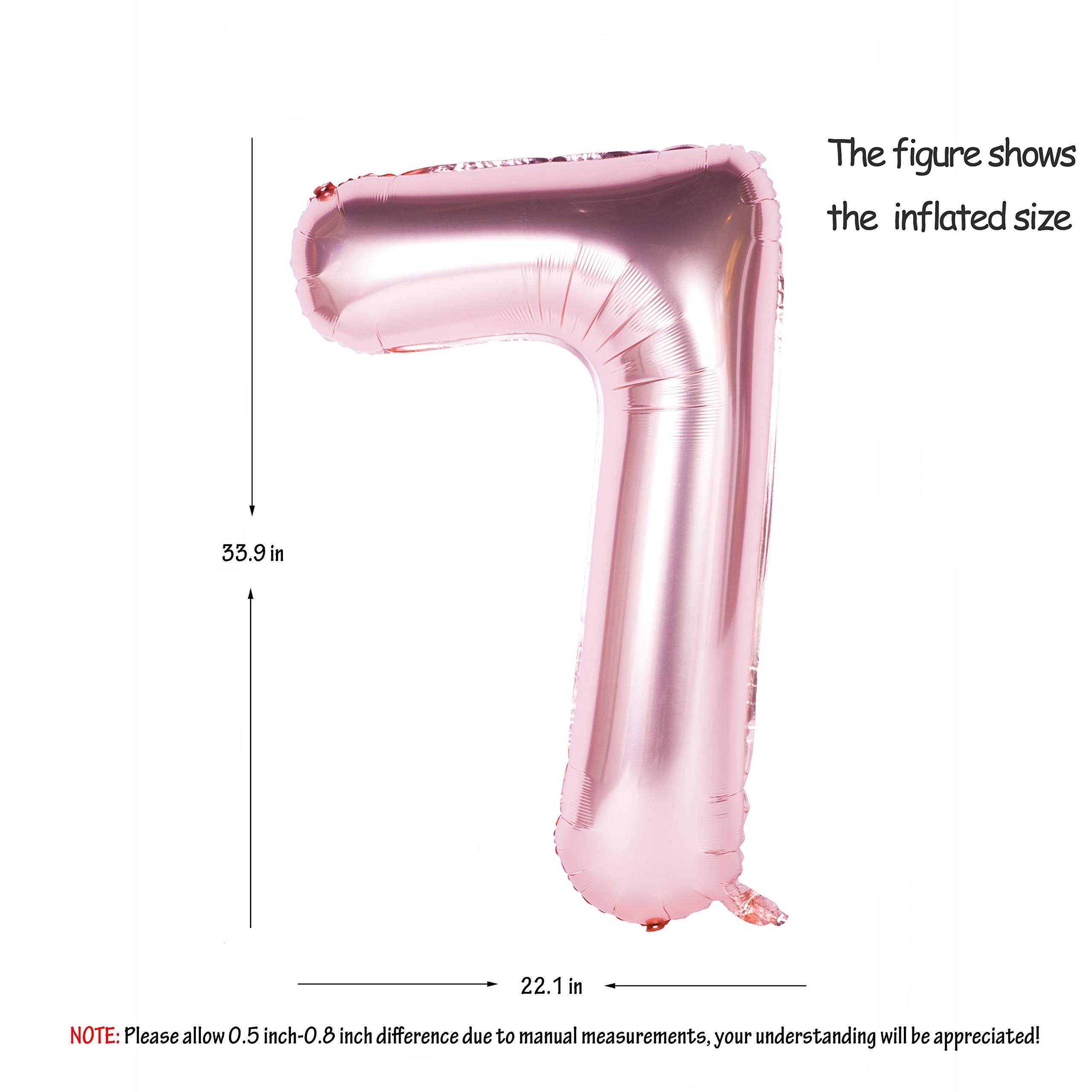 Red 0 balloon 40 Inch Giant Helium Foil Number 0 to 9 Red Balloon Birthday Wedding Party Digital Decorations (Number 0) — view 317