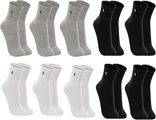 Kit 10 Meia Lupo Cano Médio Academia Esportiva Sola Atoalhada Original