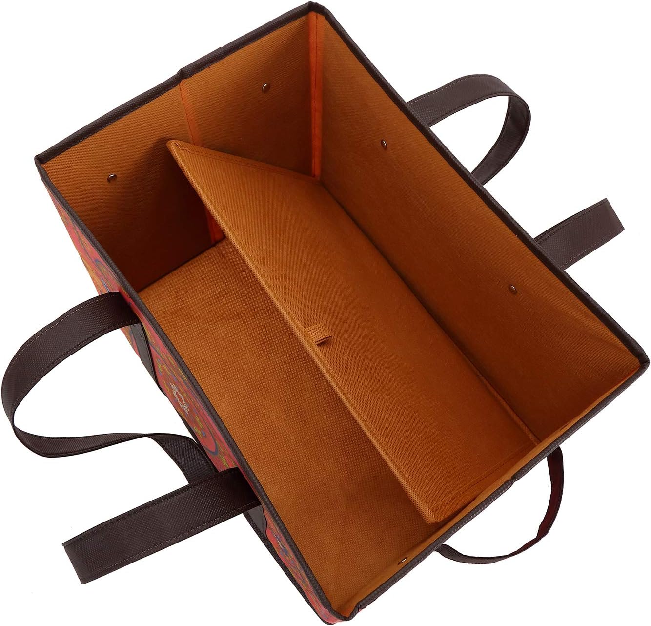 Foraineam Reusable Grocery Bags Set Durable Heavy Duty Tote Bag Collapsible Grocery Shopping Box Bag with Reinforced Bottom - Image 4