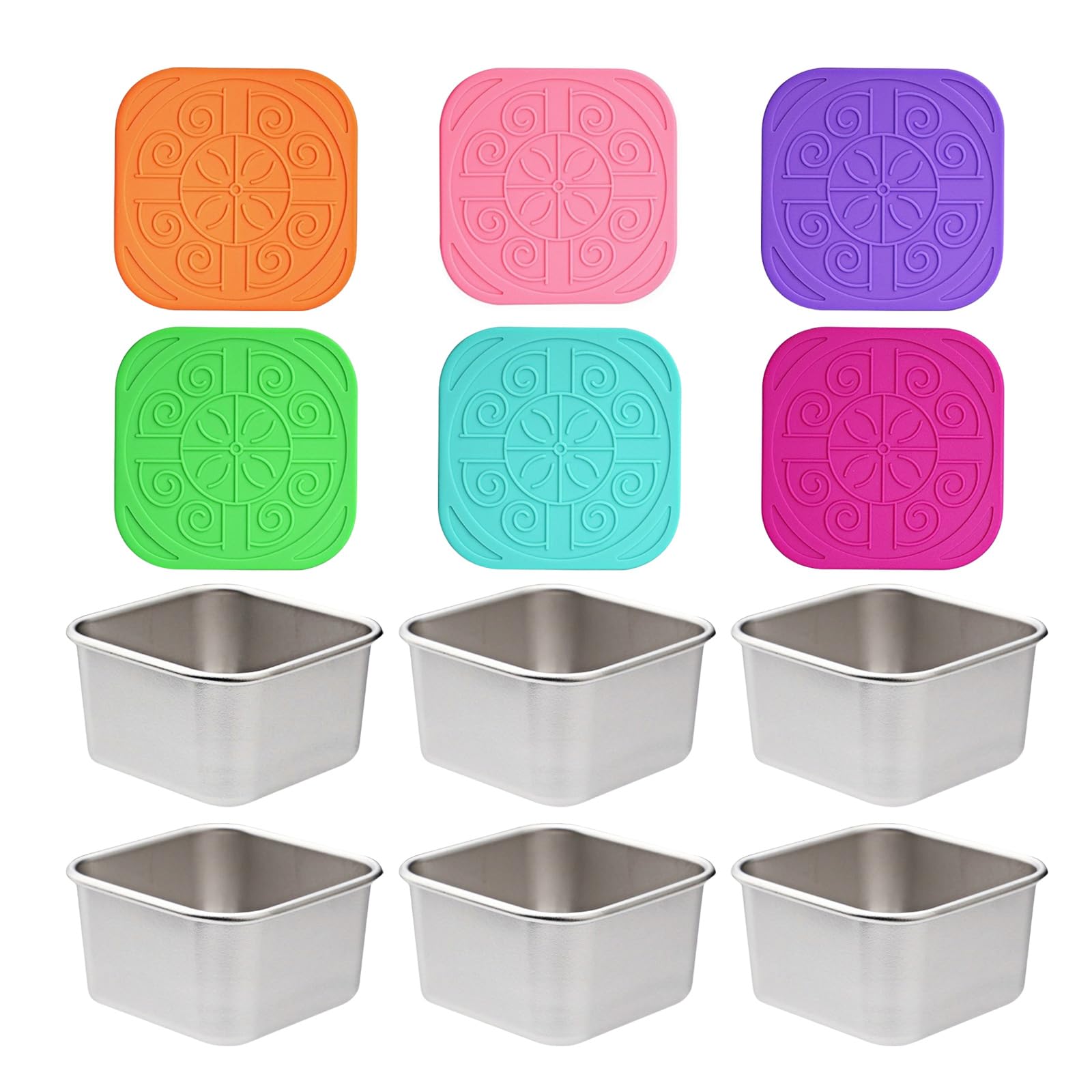 our fave Dozen Rustproof Sauce Holders Featuring Secure Silicone Crests 60ml Per Cup Compact Utensils