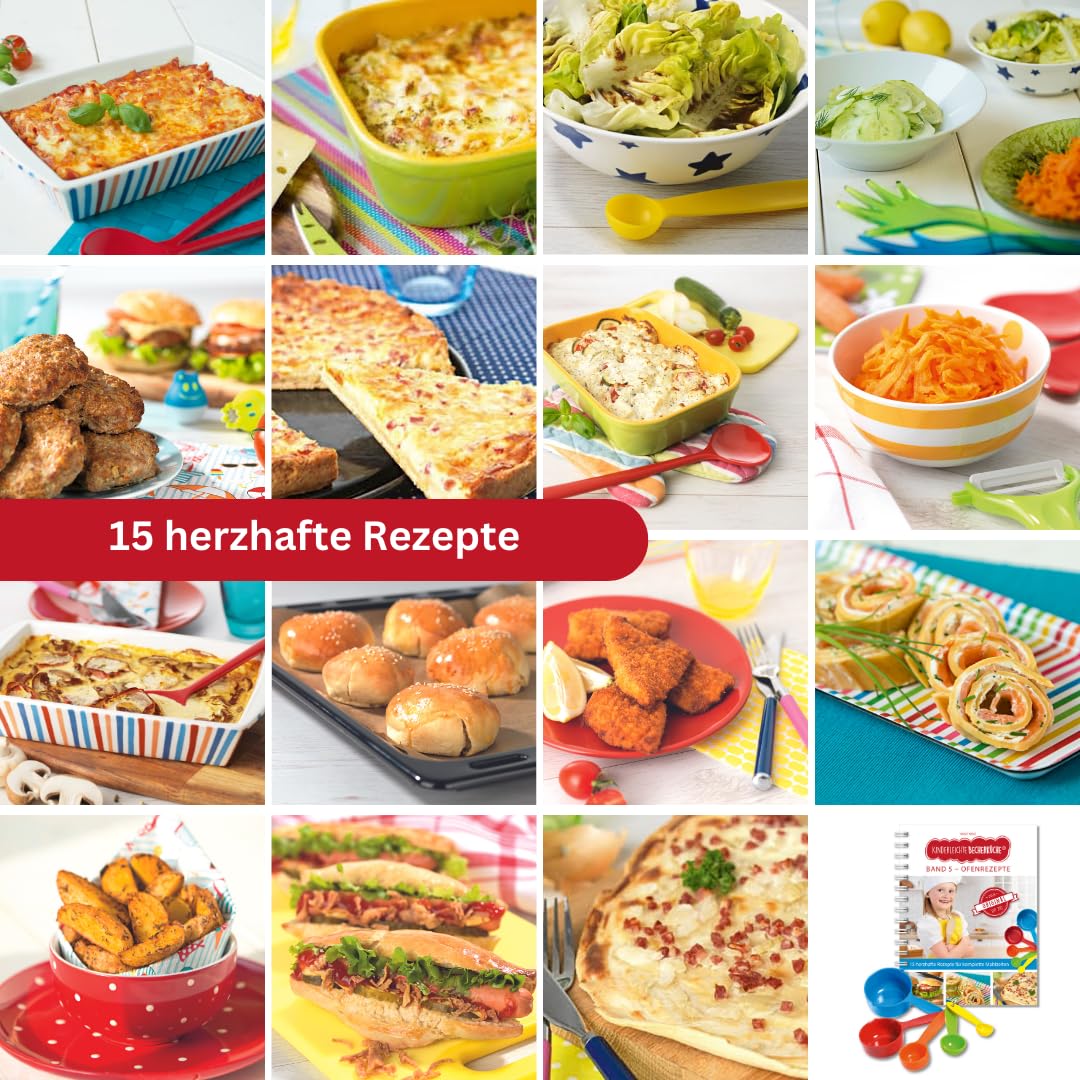 Kinderleichte Becherküche - Ofenrezepte für die ganze Familie (Band 5): Kochbuch inkl. 5-teiliges Messbecher-Set, mit 15 herzhaften Rezepten für ... und Kochen für Kinder ab 3 Jahren, Band 5)