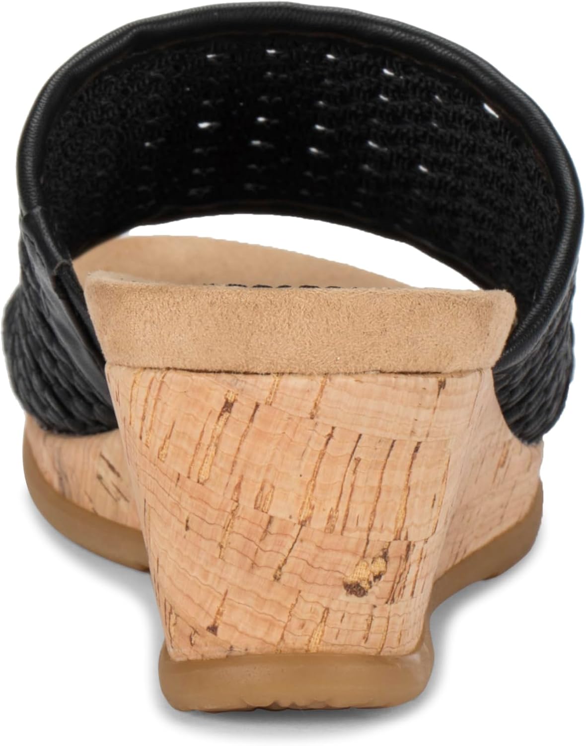 Wedge Slide Sandal with Flossey Design by BareTraps