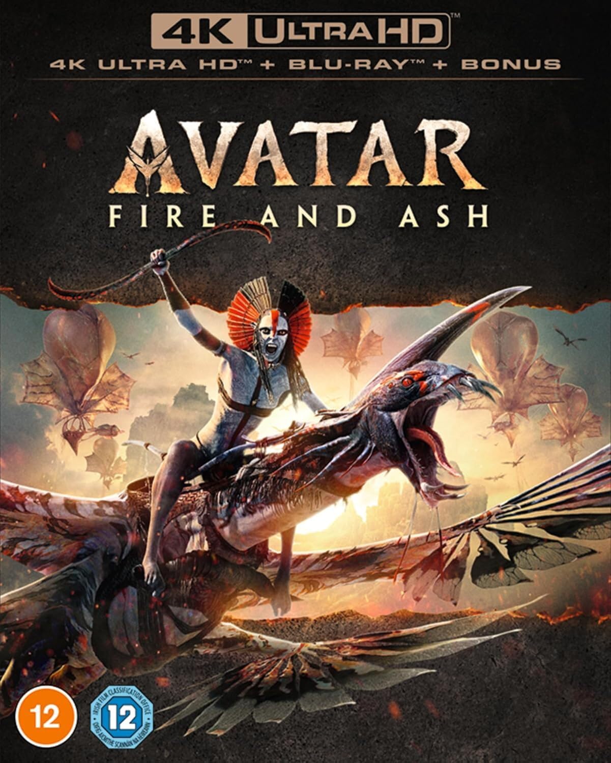 Avatar: Fire and Ash (Bonus Features) [3-Disc Set] [4K UHD + Blu-ray] [Region Free]