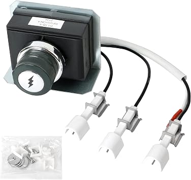 ATKKE Igniter Kit 7628 for Weber Genesis 310/320 Grill Model Years 2011-2016 Grill with Front Mounted Control Panel, for Weber Genesis 310 320 Series Grills Replacement