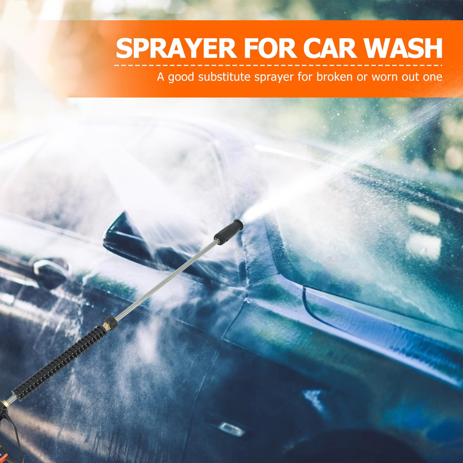 Homoyoyo Boquilla Ajustable para Lavadora Presión Kit de Boquillas Profesionales para Lavado de Coches y Limpieza de Patios Compatible con Hidrolimpiadoras de Gas con Accesorios