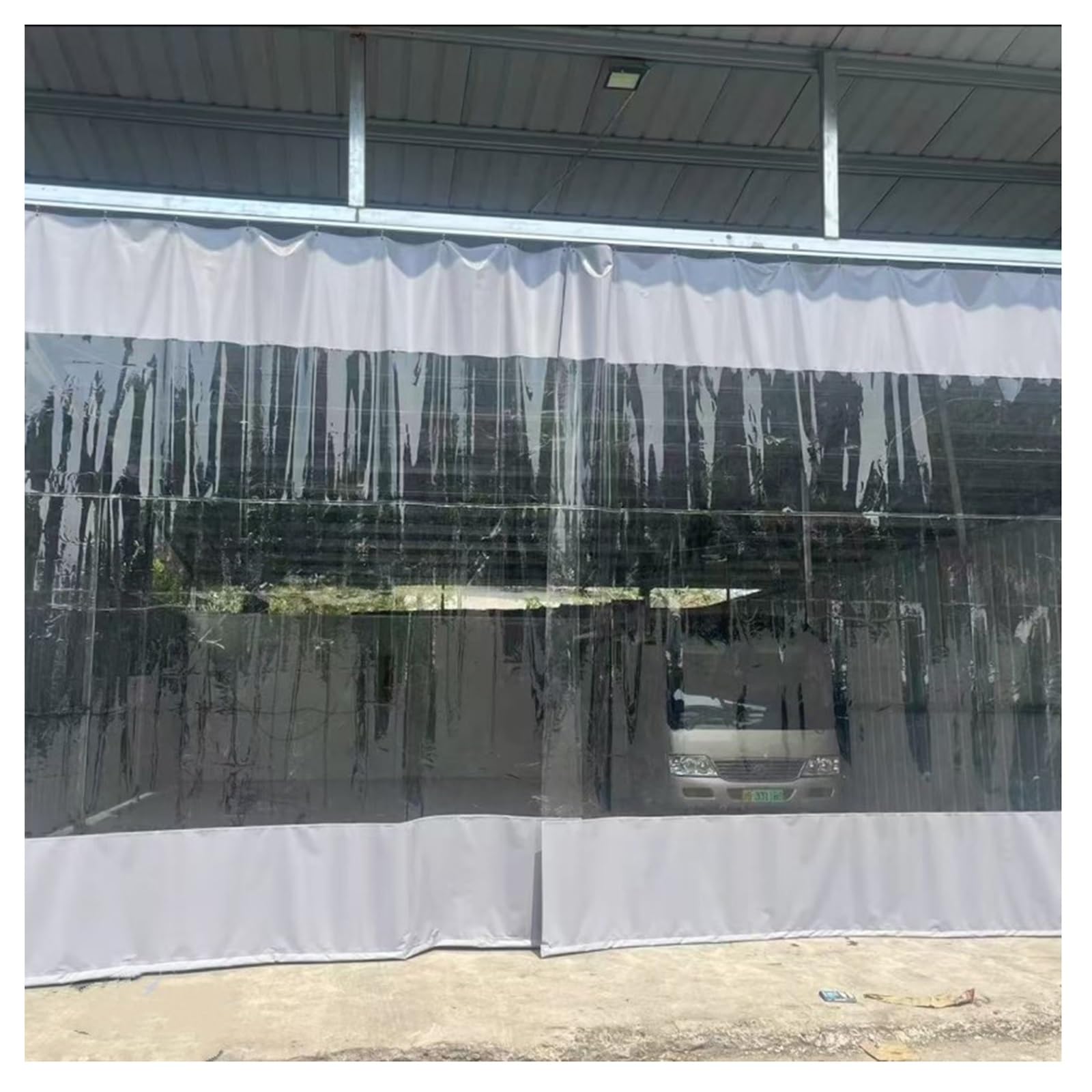 Bâche de terrasse transparente pour pergolas et porches de jardin