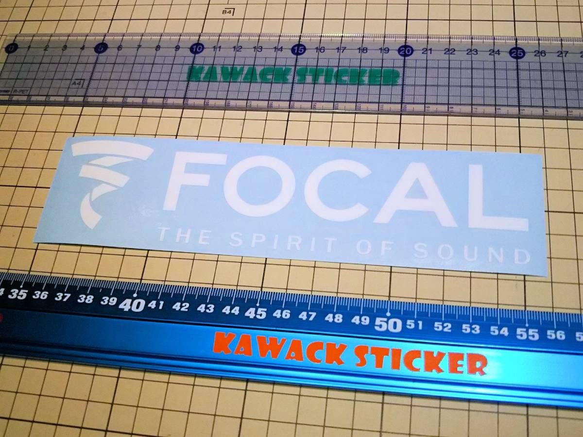 フォーカル　コンパクト　4chアンプ　おまけステッカー付き Amazon.co.jp: ステッカー FOCAL フォーカル カーステ スピーカー