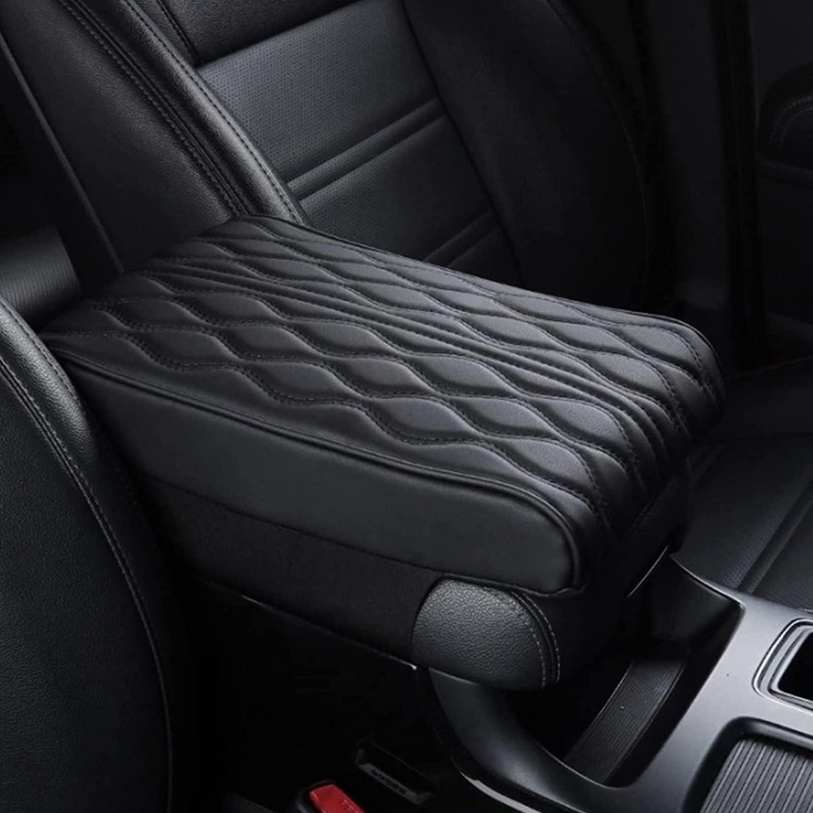 SYXWILTVU Car Armrest, for MG HS Trophy 2024 2025 Armrest Box Cover Center Console Protector Cushion Pads Car Accessories Simple Installation