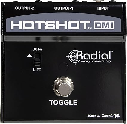 Radial Engineering HotShot DM1 Microphone Signal Muting Footswitch