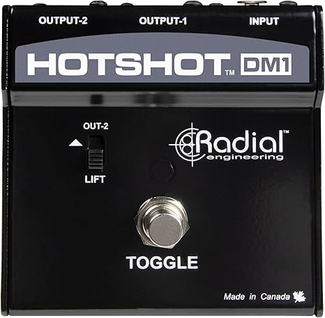 Radial Engineering HotShot DM1 Microphone Signal Muting Footswitch