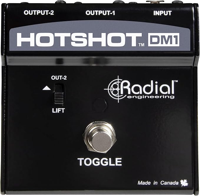 Radial Engineering HotShot DM1 Microphone Signal Muting Footswitch