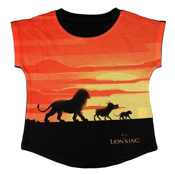 Lion King by Wear Your Mind Girls Regular fit T-Shirt