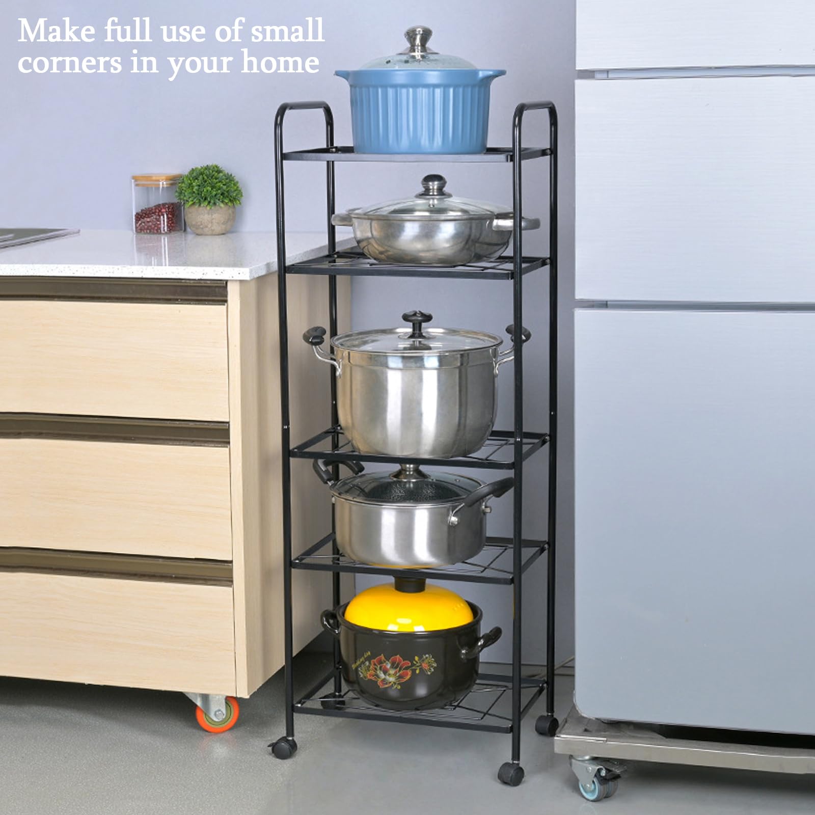 Organizer Pentole E Padelle Organizer Pan Organizer Rack Pot Rack Organizer Pentole E Padelle Conservazione Pot Pan Organizer,3 Tier