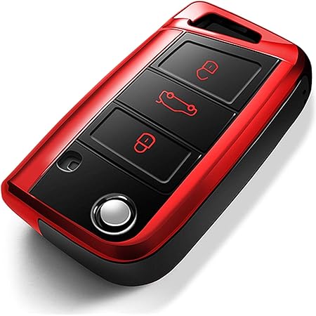 Autoschlüssel Hülle Carbon Optik - Kompatibel Mit VW, Skoda, Seat Modellen