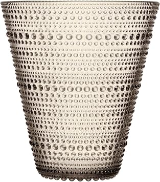 Iittala Kastehelmi 1051614 Vase 154 mm Linen Glass