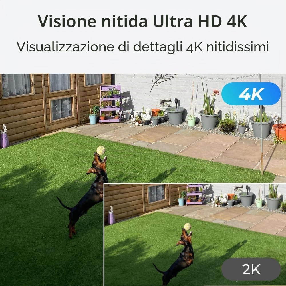 Reolink P330 Cámara Vigilancia IP Poe Interior y Exterior UltraHD 4K Visión Nocturna