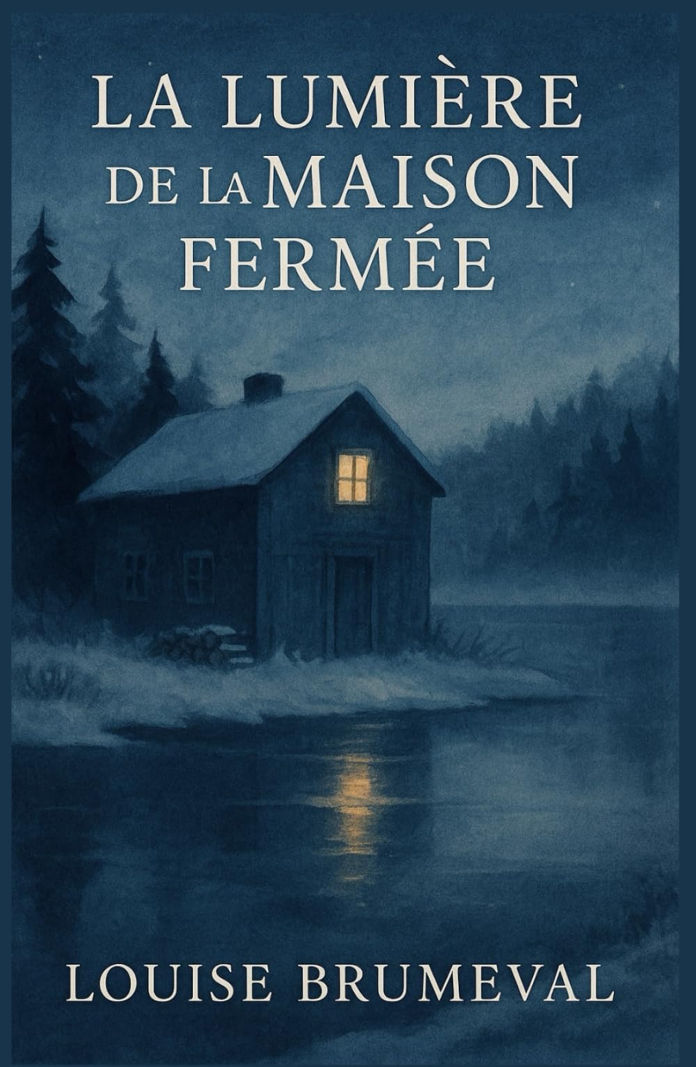 La lumière de la maison fermée: Une maison inhabitée. Une lumière qui ne s’allume qu’à la nuit tombée.