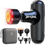 BOB AND BRAD Q2 Mini Gun de massage, puissant masseur de poche, pistolet de massage musculaire portable, Ultra petit & Massager silencieux avec étui pour l'utilisation en route, Cadeaux pour les femmes athlètes hommes (Noir)