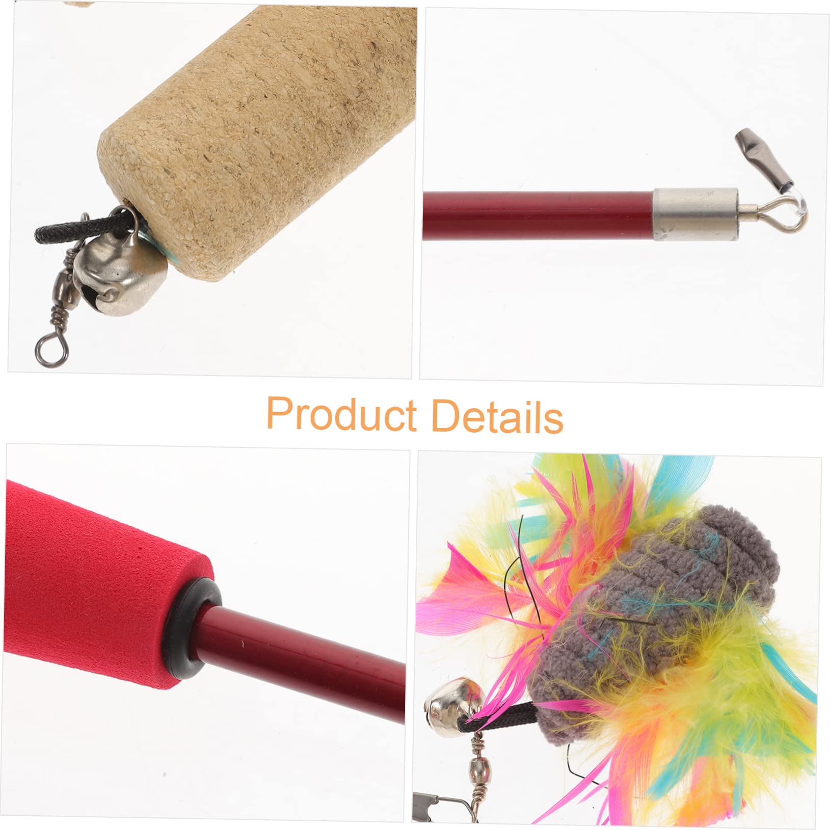 minkissy 3sets Giocattoli Per Cannette Teaser Retrattili Per Indoor e Stimolazione Del Per Gattini e Adulti
