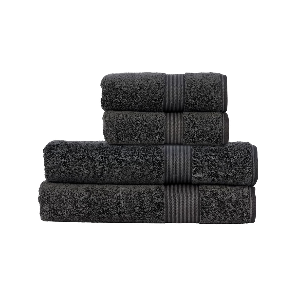 Christy Supreme Hygro 2 Hand Towels Set | Blush Pink | 100% Luxury Supima Cotton | Ultra Soft | Super Absorbent | 650GSM | Plush and Long Lasting — view 59
