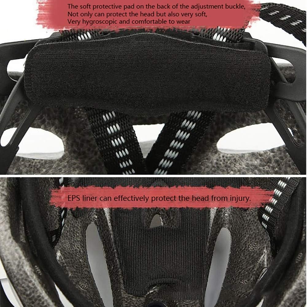 Casco Leggero da Bici da Strada Casco da Ciclismo Uomo Donna per la Sicurezza in Bicicletta per Adulti,C