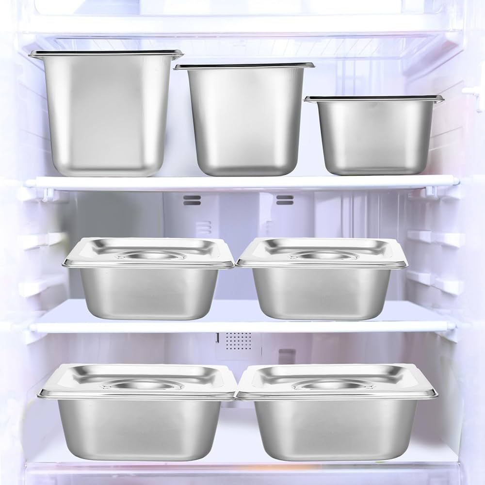 Amazon.co.jp: Ziliny 12個パック ステンレススチール ホテルパン 蓋 Amazon.co.jp: Ziliny 12個パック ステンレススチール ホテルパン 蓋