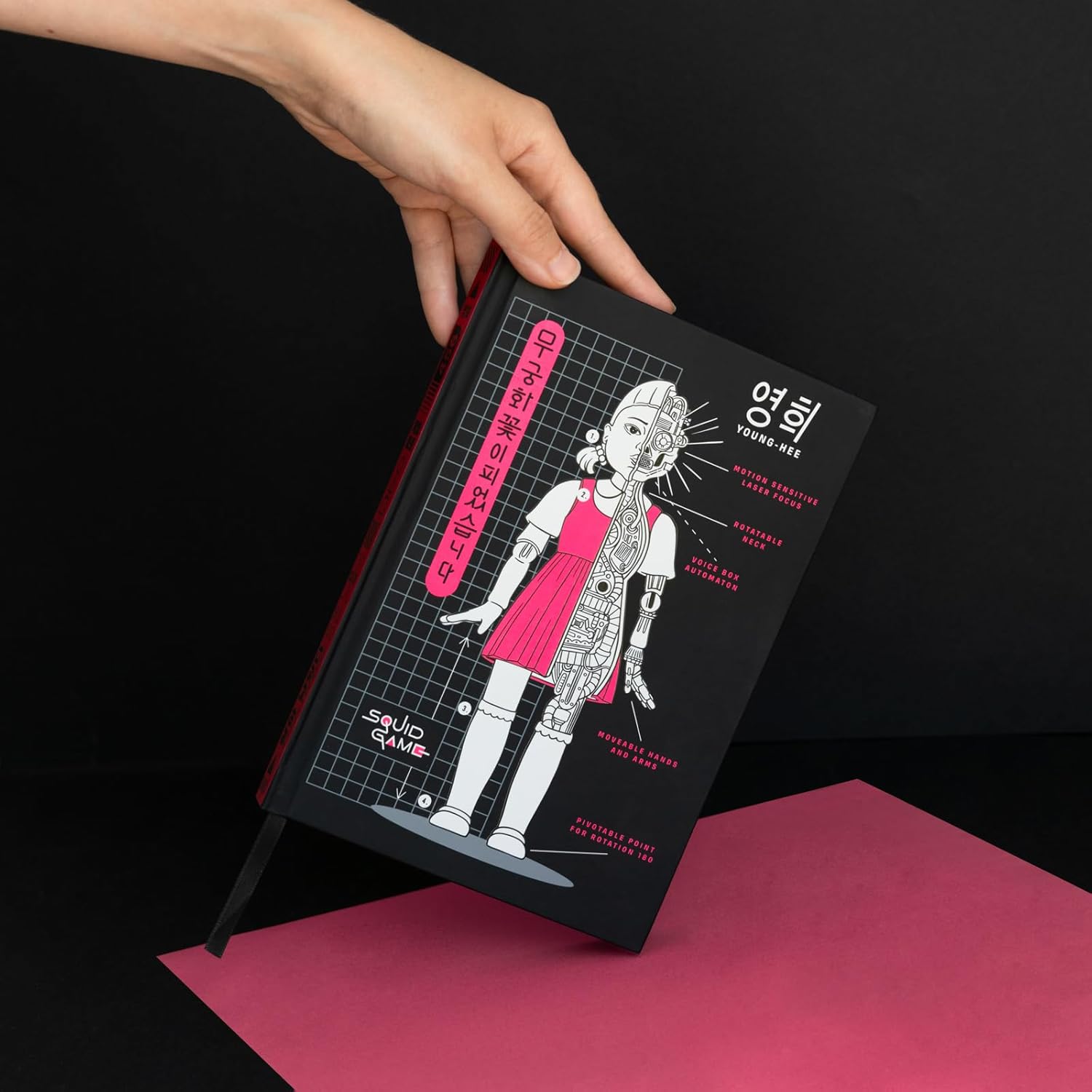 Grupo Erik Notebook A5 - Squid Game | Notebooks A5, Notepads A5, A5 Notepad, Squared Notebook A5, Squared Paper, Sketchbook A5 | Netflix Squid Game Cool Gifts