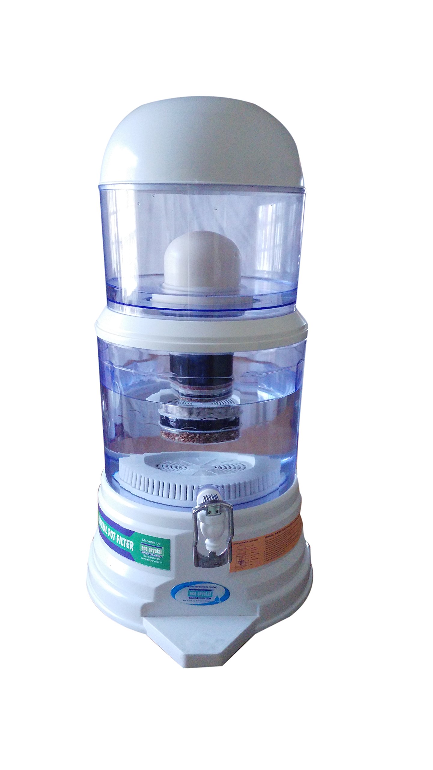 ECO CRYSTAL 16 LTR 8 Stage Meneral Addition Gravity Based Pot Filter-image-41