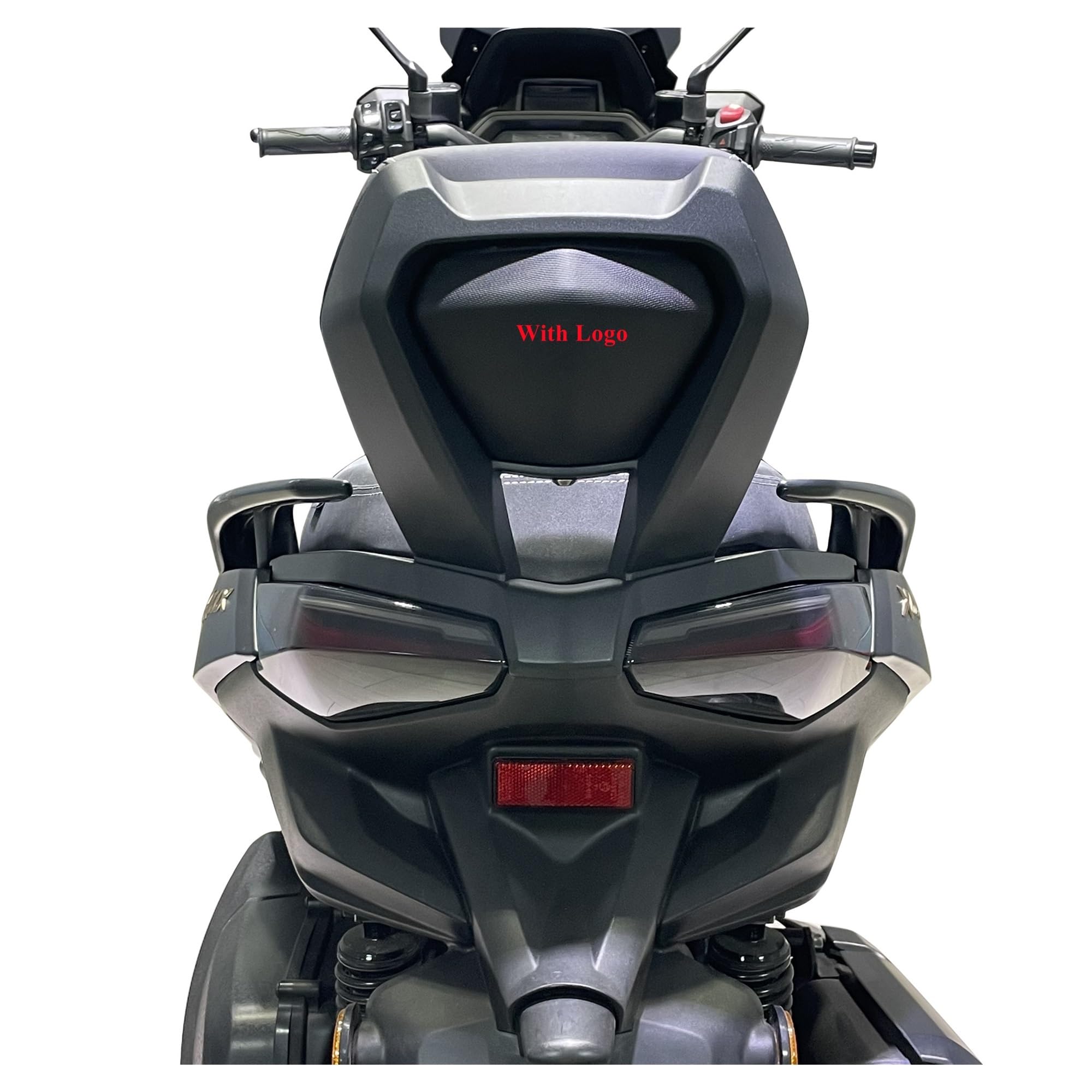 Schienale Passeggero Per XMAX 300 2023-2025 – Portapacchi Posteriore In Acciaio Con Cuscino, Nero, Facile Da Montare