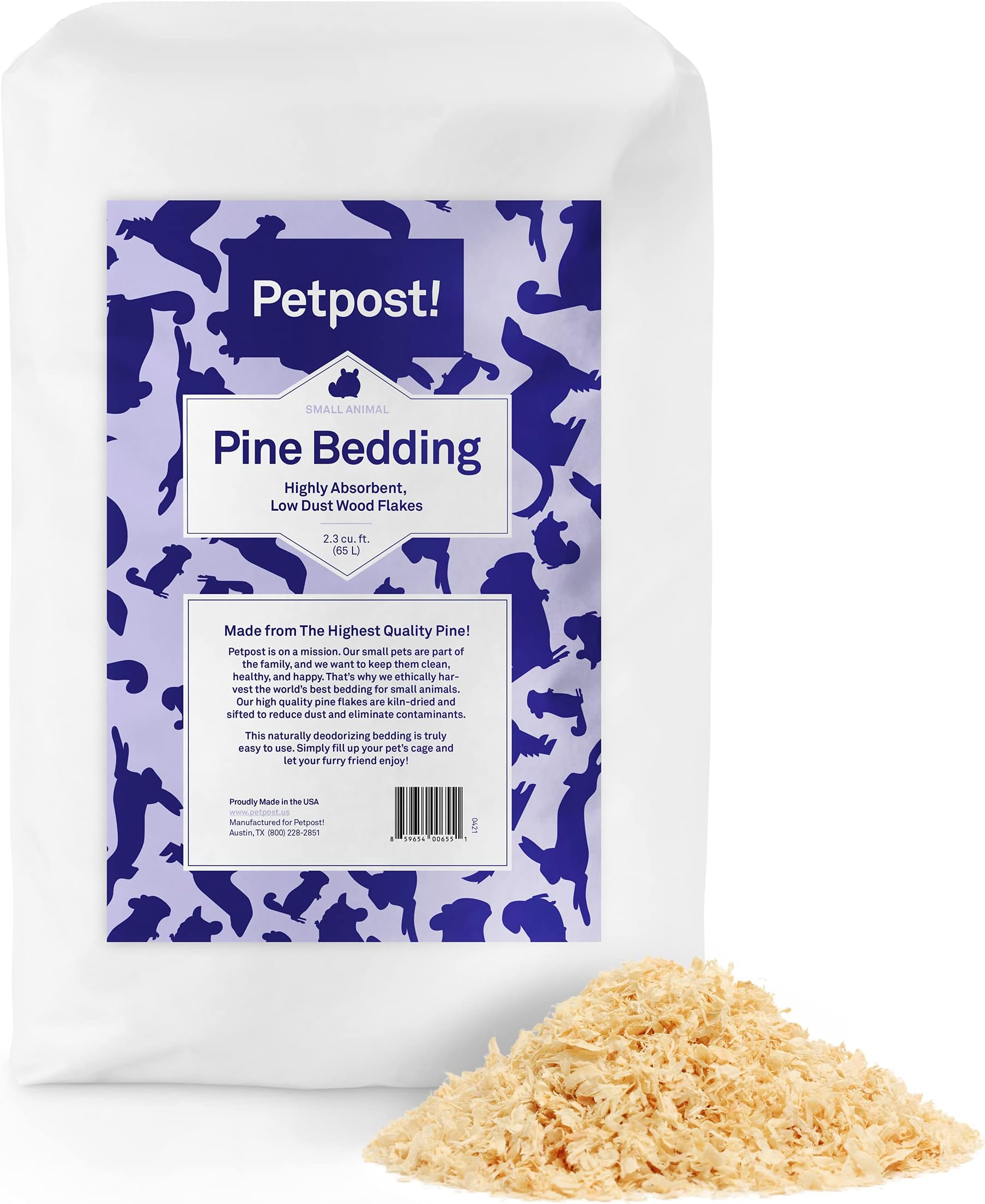 Greaton, Premium Natural Pine Bedding for Small Indoor and