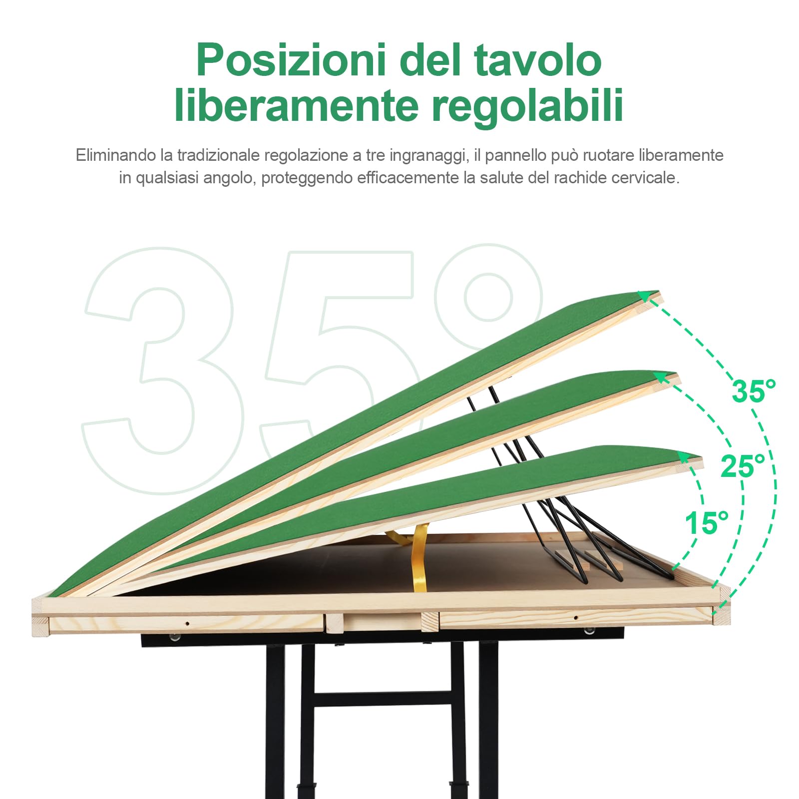 Tavolo da Puzzle in Legno con Gambe per 1500 Pezzi 89x69 cm Altezza Regolabile Inclinazione 45 Gradi 4 Cassetti con Coperchio Ideale Regalo per Adulti