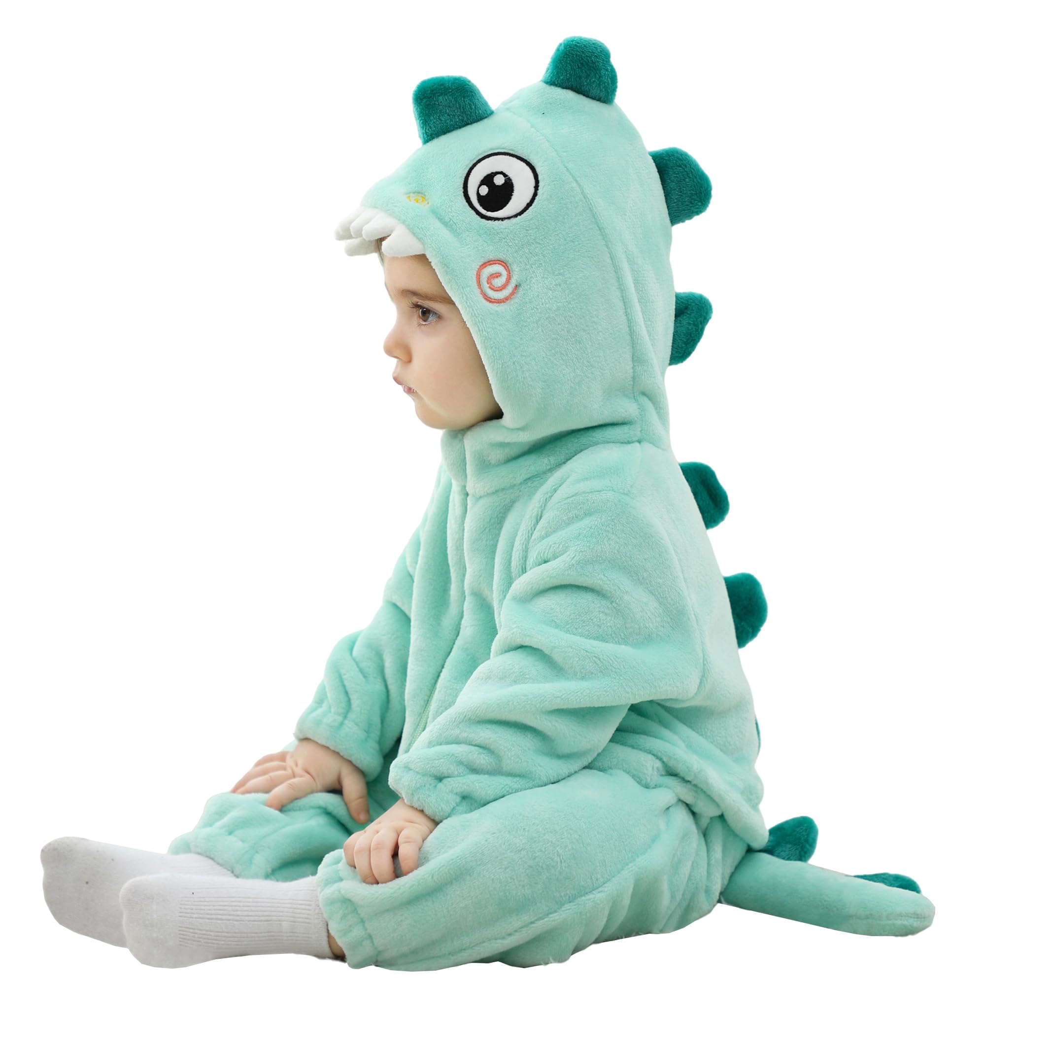 TONWHAR Unisex Baby Animal Halloween Costume Kid's and Toddler's Autumn Winter Outfits Jumpsuit — view 18
