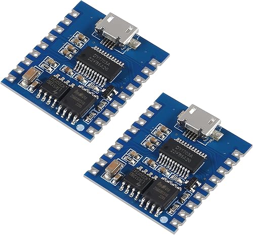 2 módulos de audio DY-SV17F Mini reproductor MP3 IO gatillo USB descarga 4MB Flash Módulo de reproducción de voz
