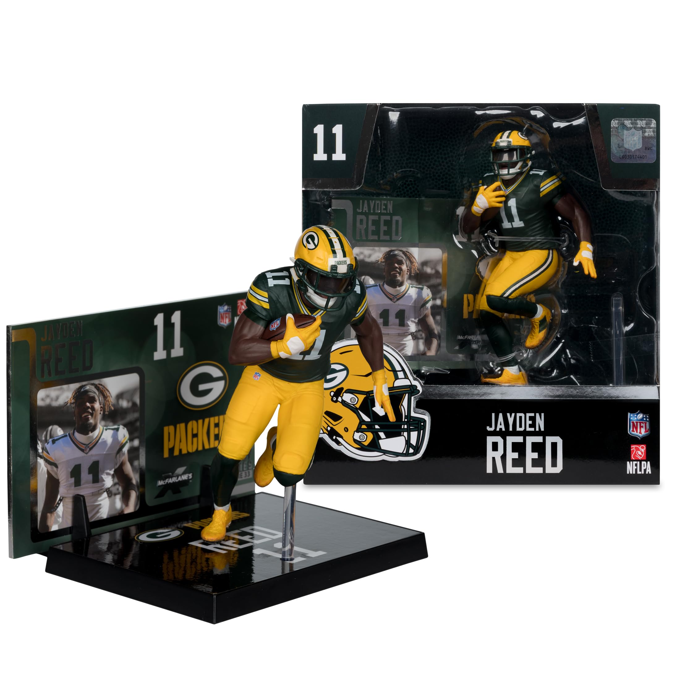 Amazon.com: Jayden Reed (Green Bay Packers) NFL 7