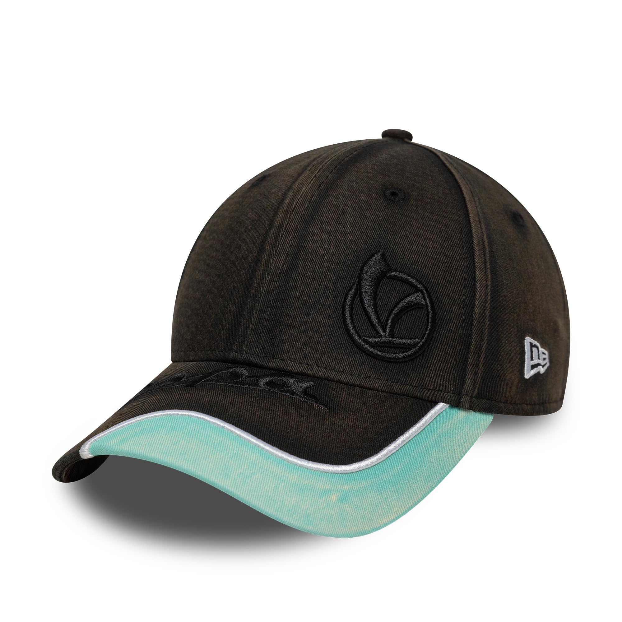 New Era Vespa Baseball Cap, Black and Beige, Distressed Style, Adjustable Fit, Official Merchandise