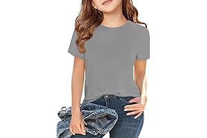 Youth Essential Short Sleeve T-Shirt - Perfect for Girls Aged 5-14
