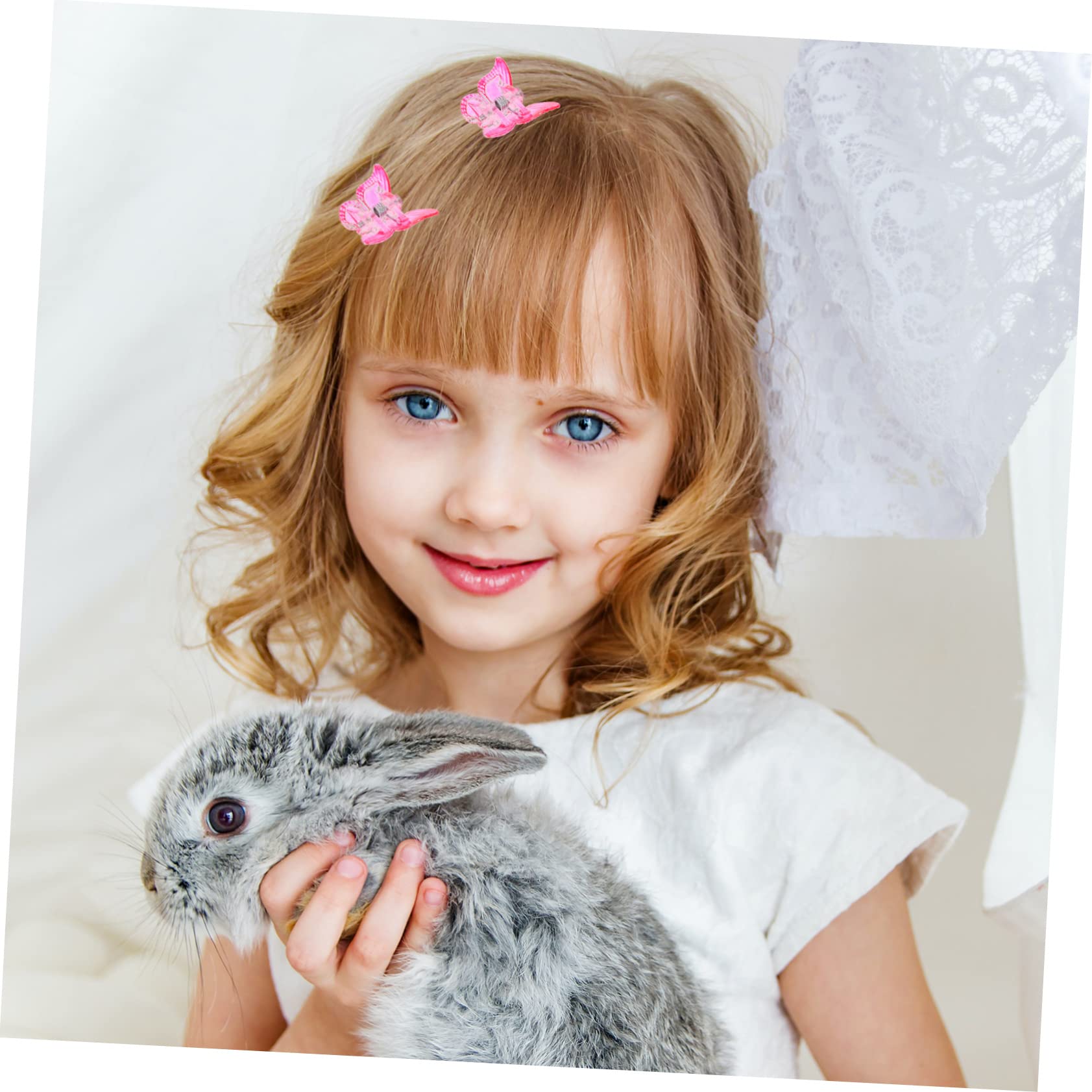 minkissy 160pezzi Fermagli Per Forma Di Farfalla Clip Per Piccole Colorate Accessori Per Donne e Ragazze e Sottili