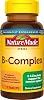 Nature Made Suplemento de Complejo B para el Estrés con Vitamina C y Zinc, 75 Tabletas | Vitaminas del Complejo B para Mujeres y Hombres, Suplemento de Apoyo Inmune, Proporciona las 8 Vitaminas B Esenciales, Suministro para 75 Días, Tableta, 75 unidades (Paquete de 1) 1