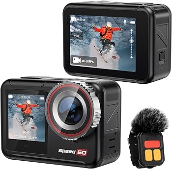 Amazon | Hiicam Speed60 4kアクションカメラ ウェアラブルカメラ