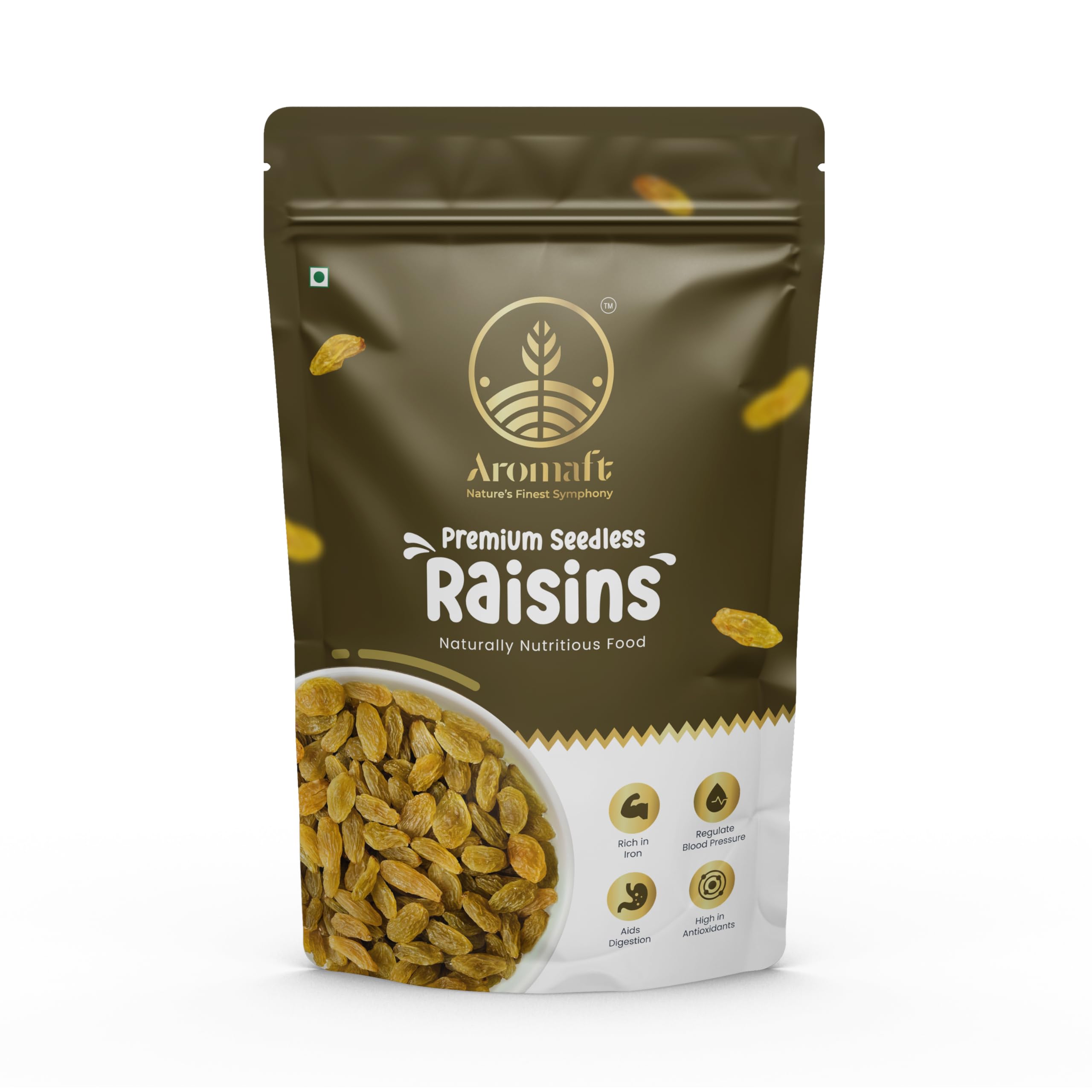 Aromaft Premium Dried Seedless Raisins|250 Grams|100% Natural Seedless Raisins|Rich In Fiber, Vitamins, And Minerals|Kishmish/Kismis (B0D2RF41SG) Amazon Price History, Amazon Price Tracker
