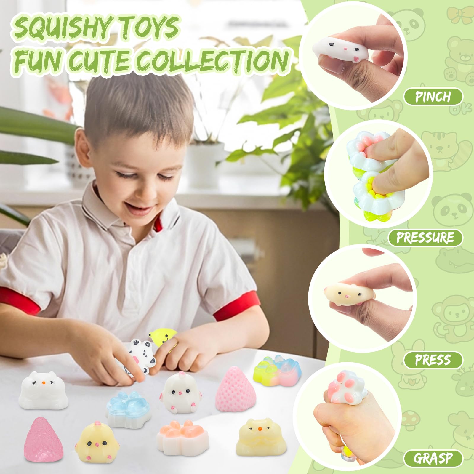 Amazon.com: 28pcs Taba Squishy Pack,Include Squishies Party Favors