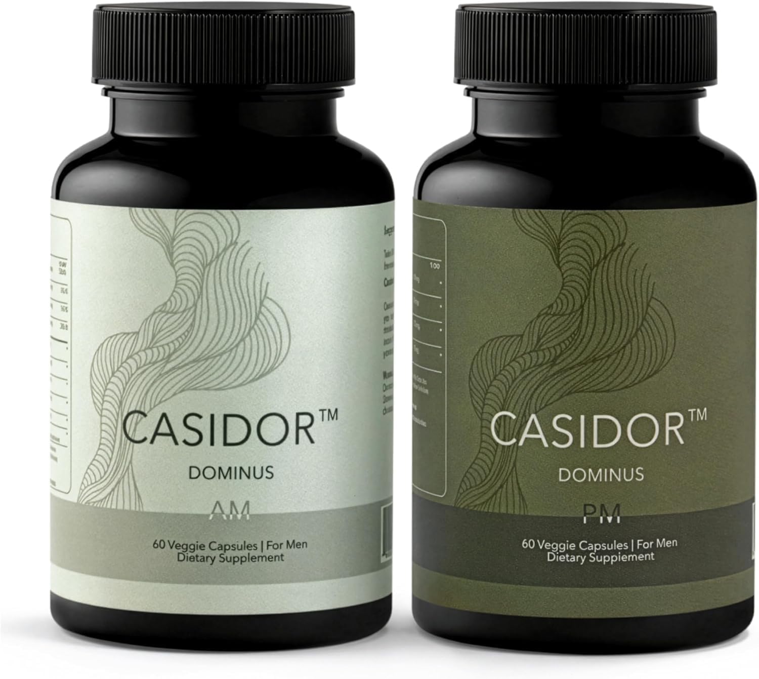 Dominus Multivitamins for Men | AM and PM Performance Formula with CoQ10, PQQ, KSM-66 Magnesium Zinc Bisglycinate | Nutritional Supplement for Energy Recovery and Sleep Support | 30 Day Supply