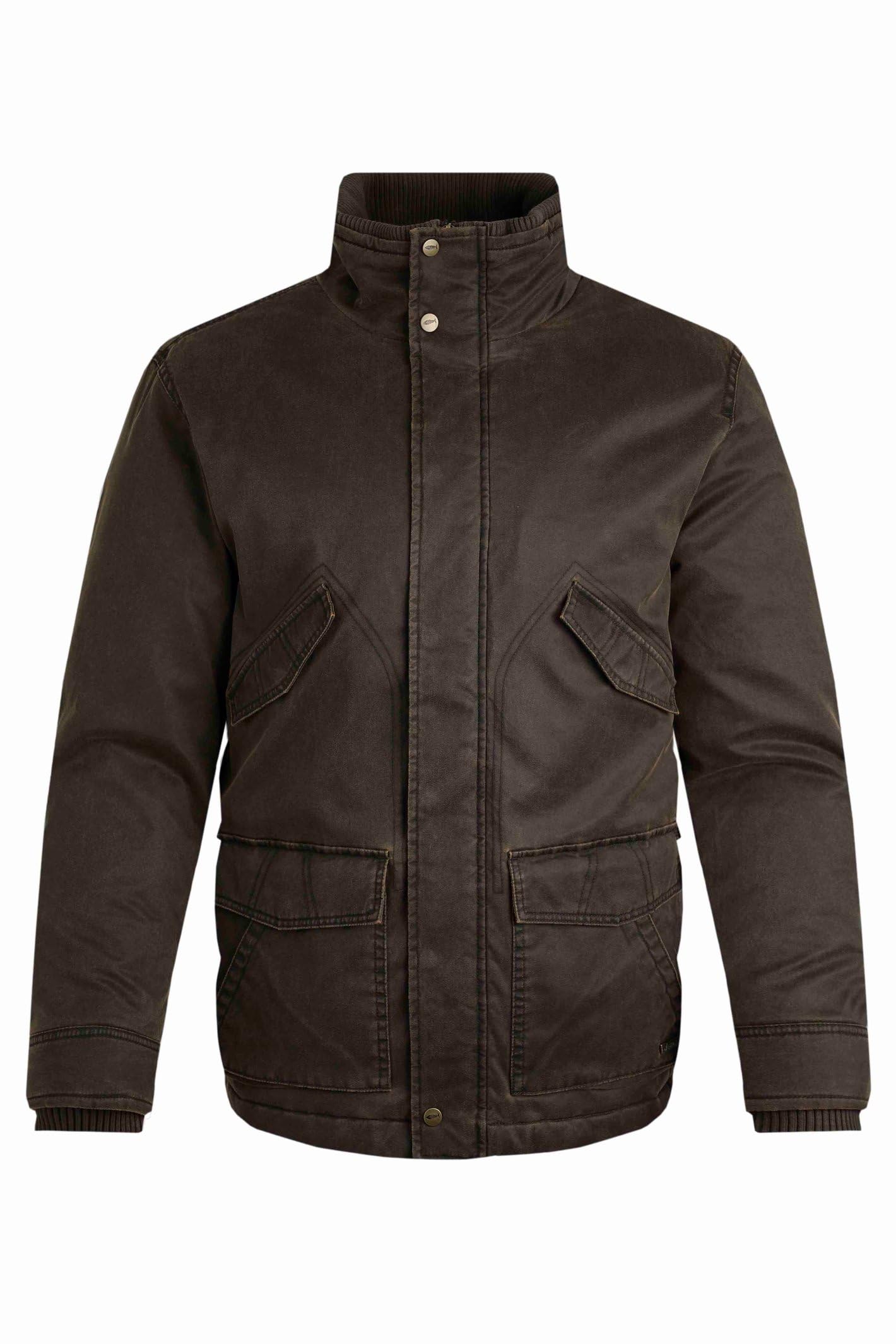 Weird Fish Men's Bark Thunderchief Wadded Field Jacket Size L