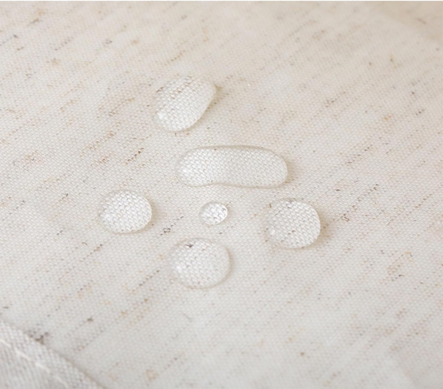 OMIREL Storage Boxes Fabric Storage Box Foldable Clothing Storage Basket Case Canvas Linen Storage Baskets for Books Closet Bedroom Home,Beige,3 Pcs