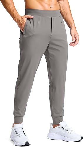G Gradual Pantalones de golf para hombre con bolsillos con cierre y pantalones elásticos de chándal ajustados pantalones de chándal para hombre
