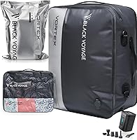 Vista 22 de Black Voyage - Bolsa de viaje reutilizable de compresión al vacío para maleta de mano y mochila, reciclada, impermeable IP67, ahorro de espacio