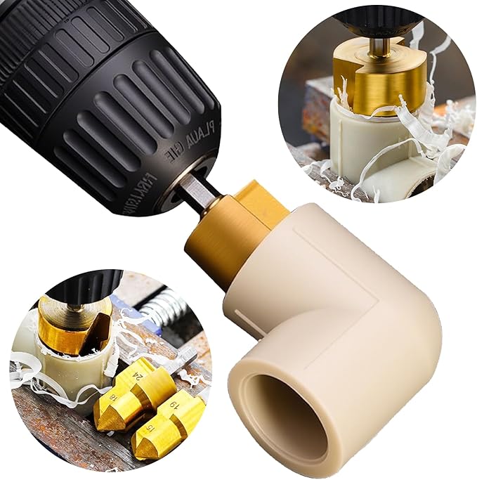 Kit de Roscado y Escariado para Tuberías PPR - Herramienta para Taladro Eléctrico miniatura 6